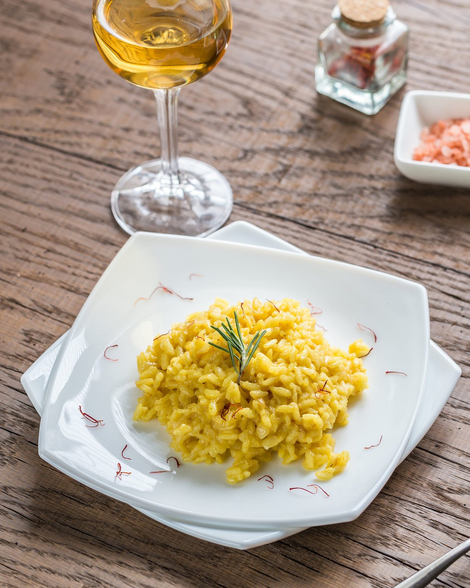 Risotto mit Saffron